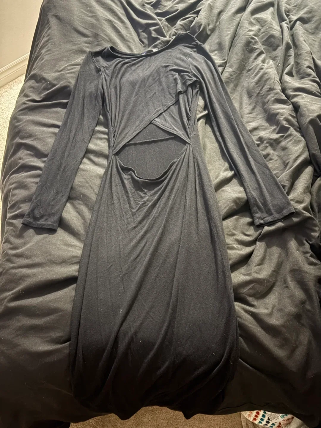 Rebel Sugar Black Long Sleeve Dress - Size S