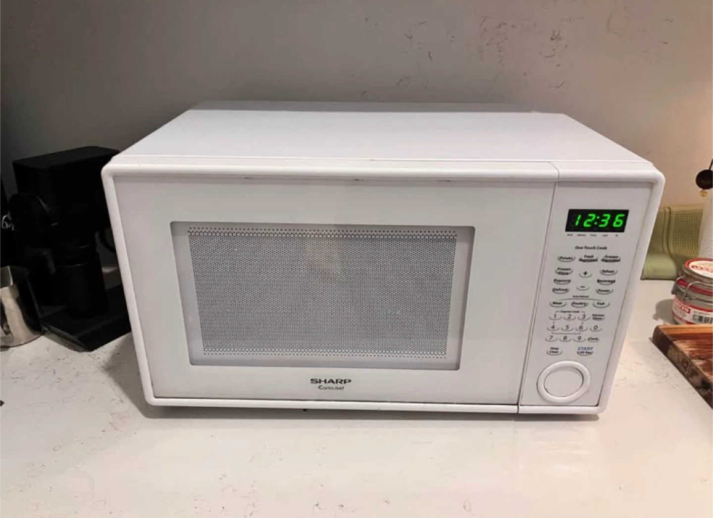 Sharp Carousel Microwave Oven - White