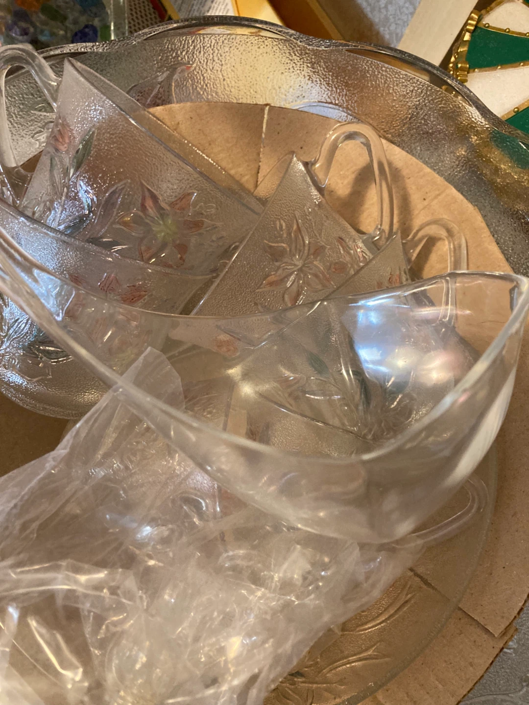 Vintage Punch Bowl Set with Cups - photo 4