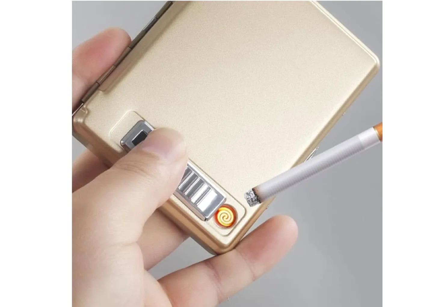 Cigarette Case with Lighter image indicator(2)