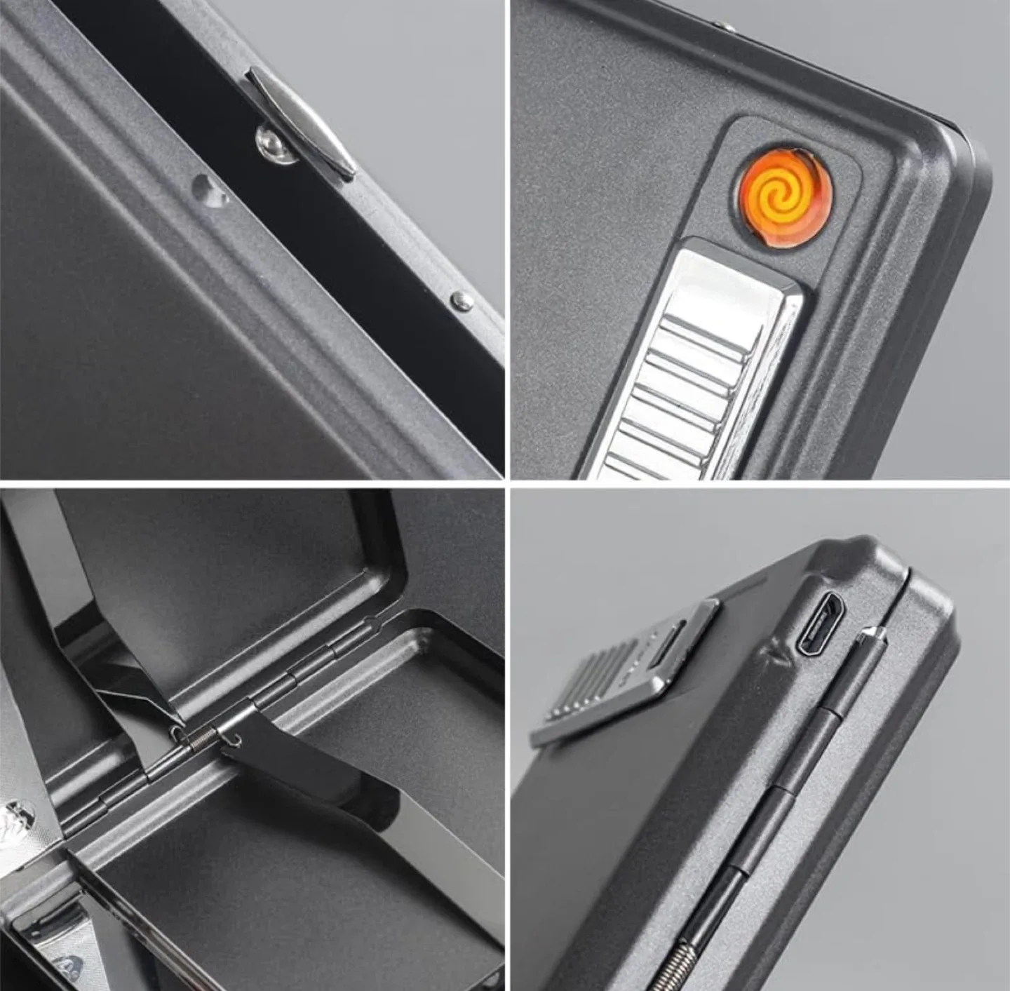 Cigarette Case with Lighter image indicator(3)