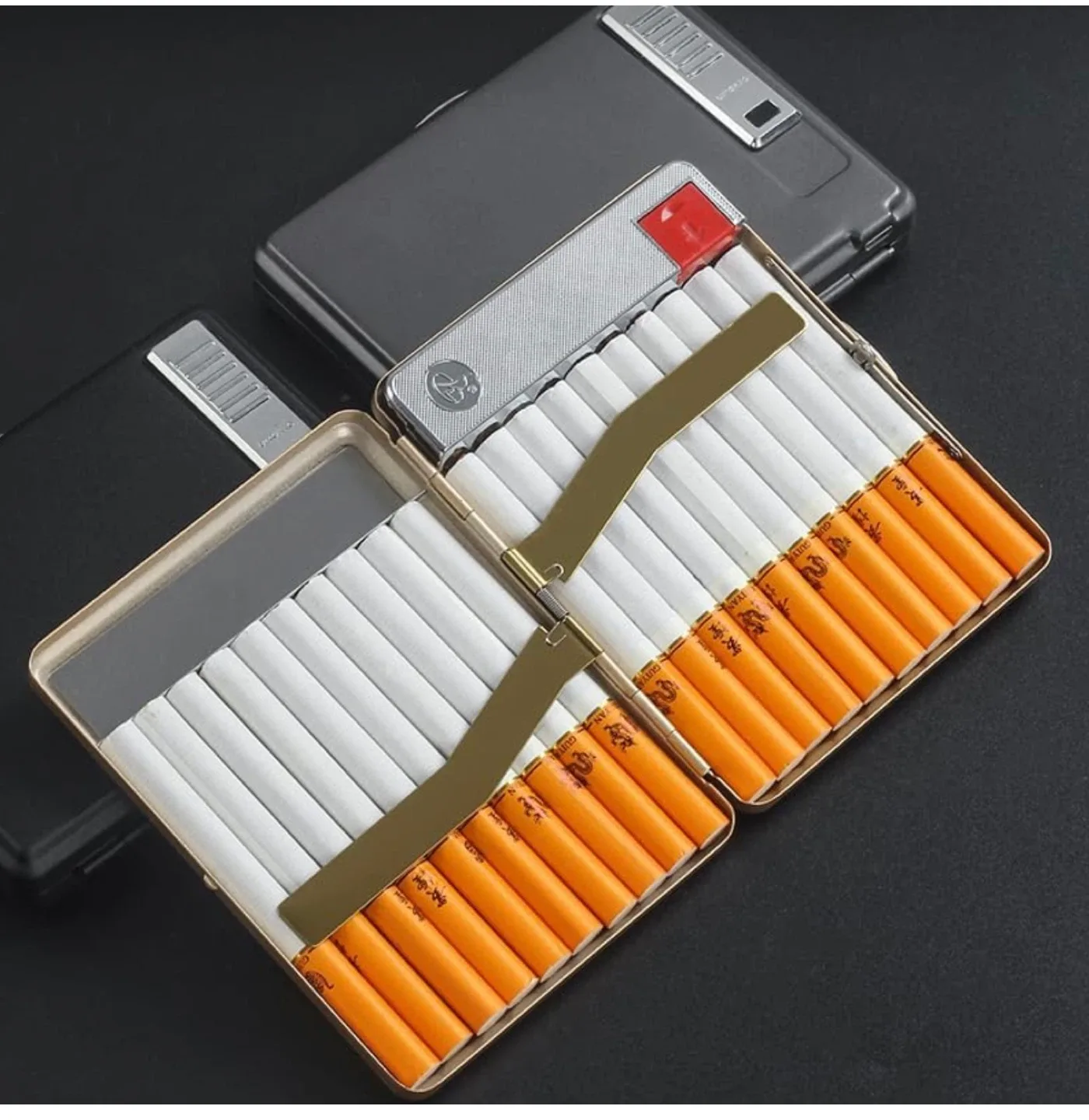 Cigarette Case with Lighter image indicator(5)