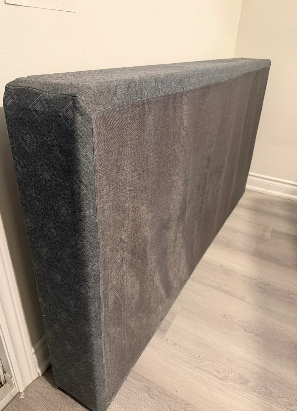 Grey Bed Frame/ Box Spring (Twin)