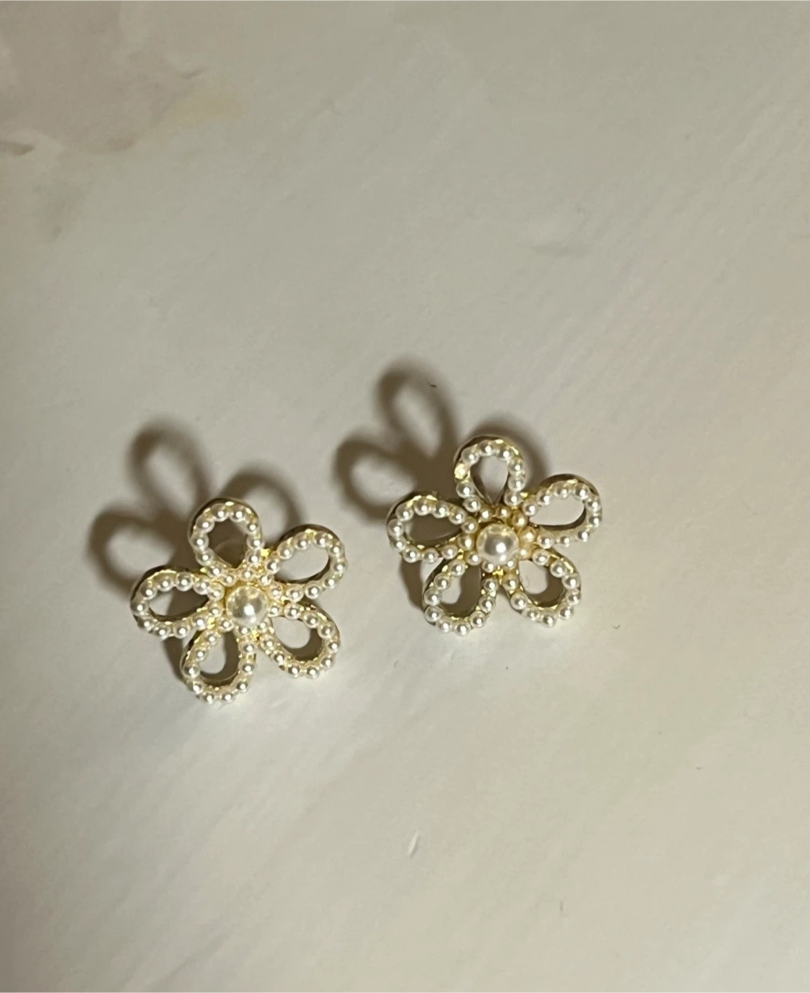 Flower Pearl Earrings