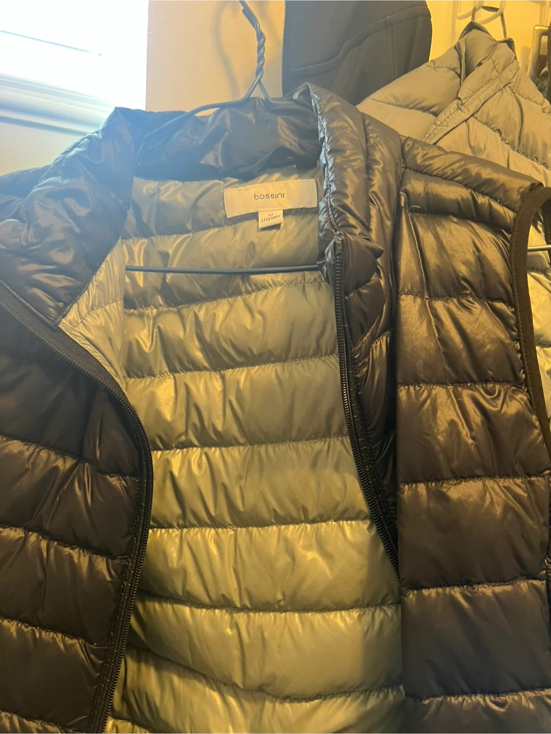 Bassini Black Puffer Vest - Size L