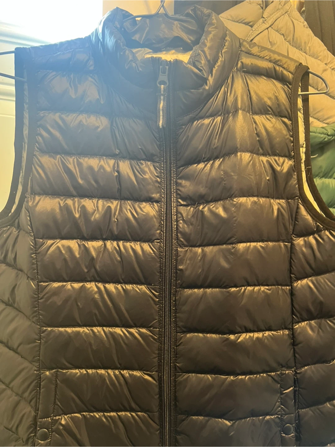 Bassini Black Puffer Vest - Size L - photo 2