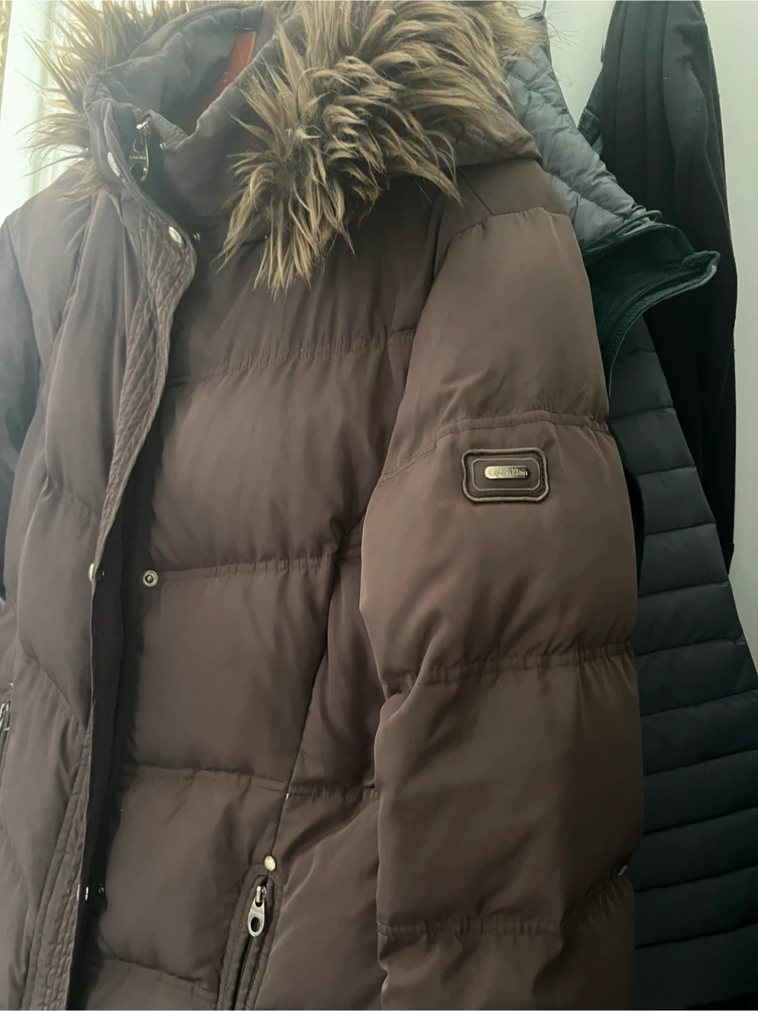 Calvin Klein Brown Puffer Coat - XL - photo 3