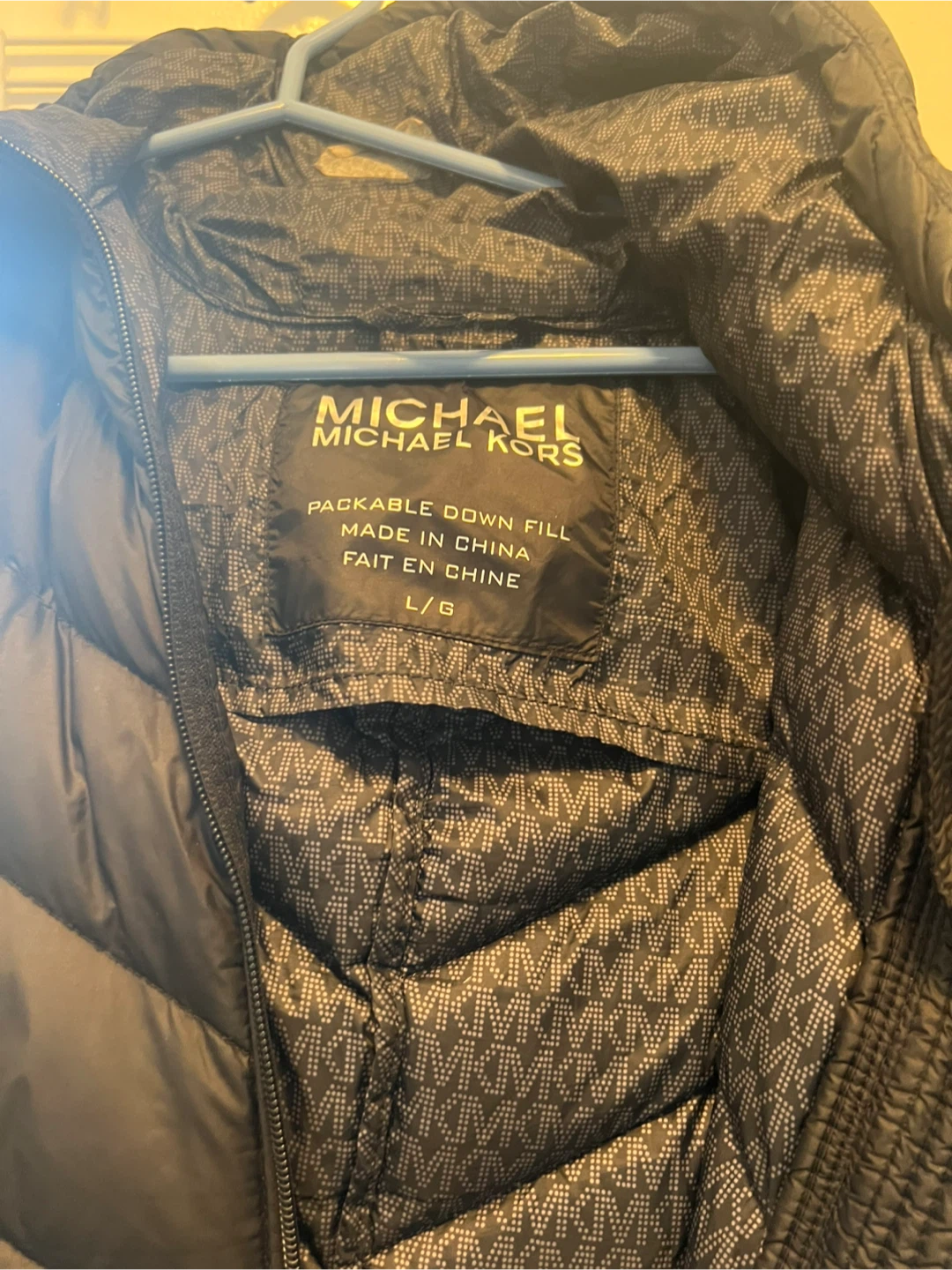 Michael Kors Packable Down Fill Coat - Size L
