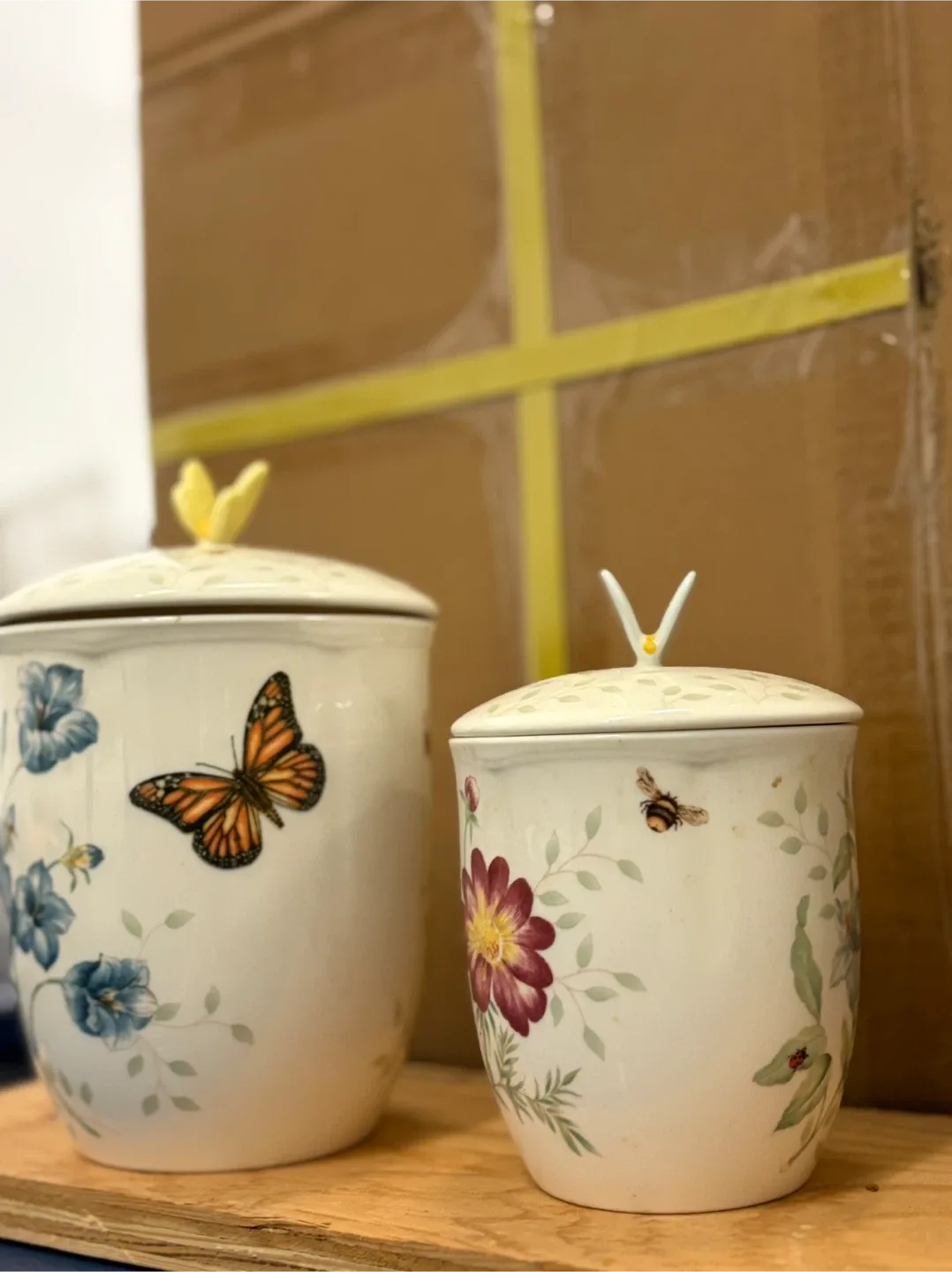 Lenox Butterfly Meadow 3-Piece Canister Set image indicator(3)