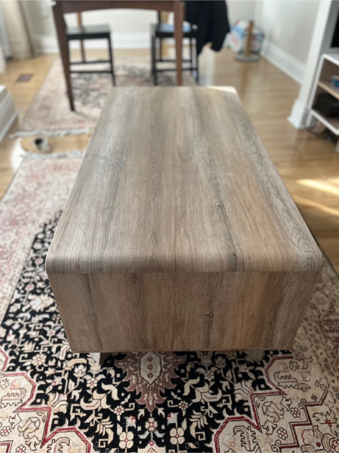 Wood Coffee Table with Storage - photo 4