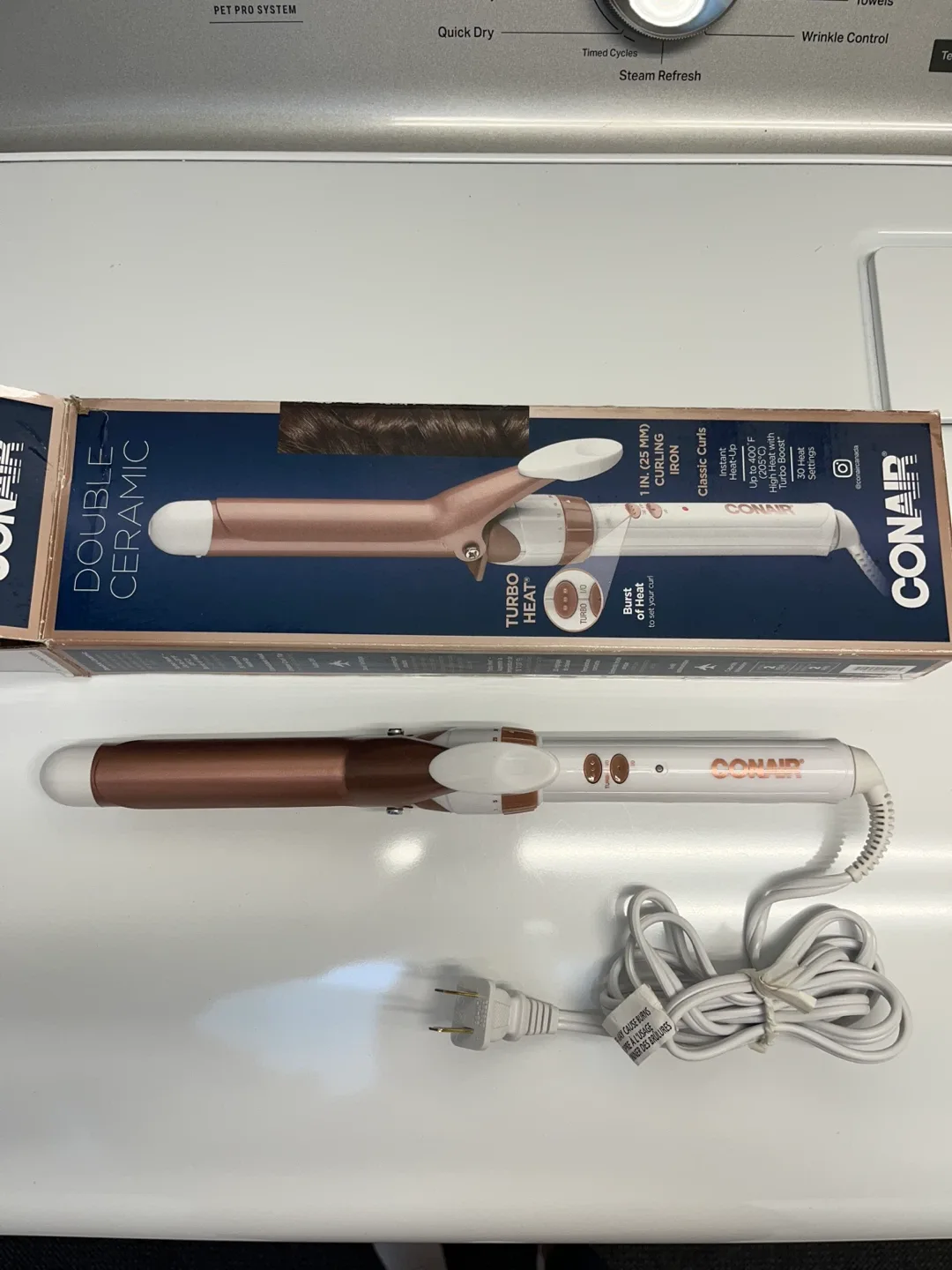 Conair Double Ceramic 1-inch Curling Iron