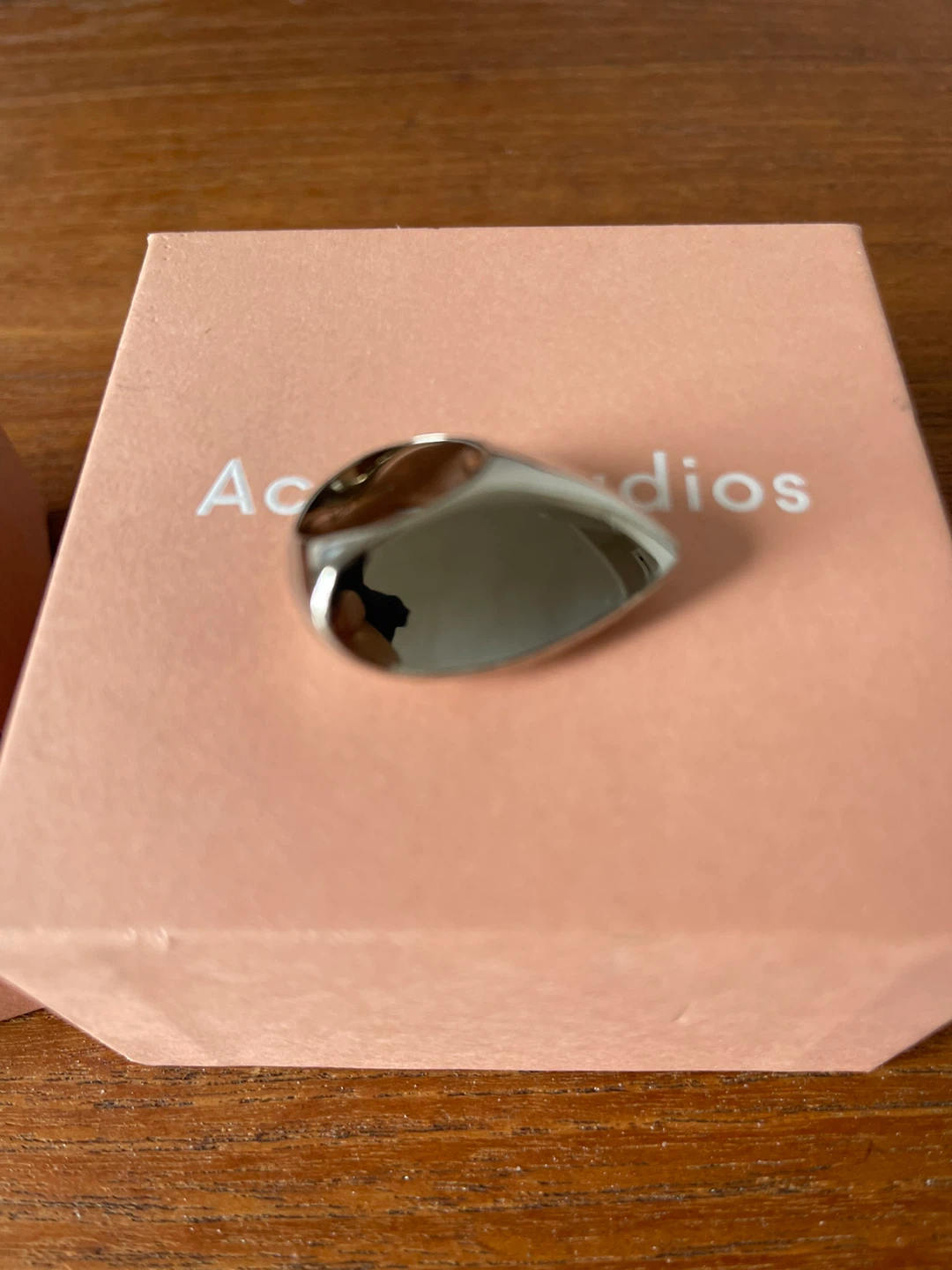 Acne Studios Silver Tone Ring - photo 2