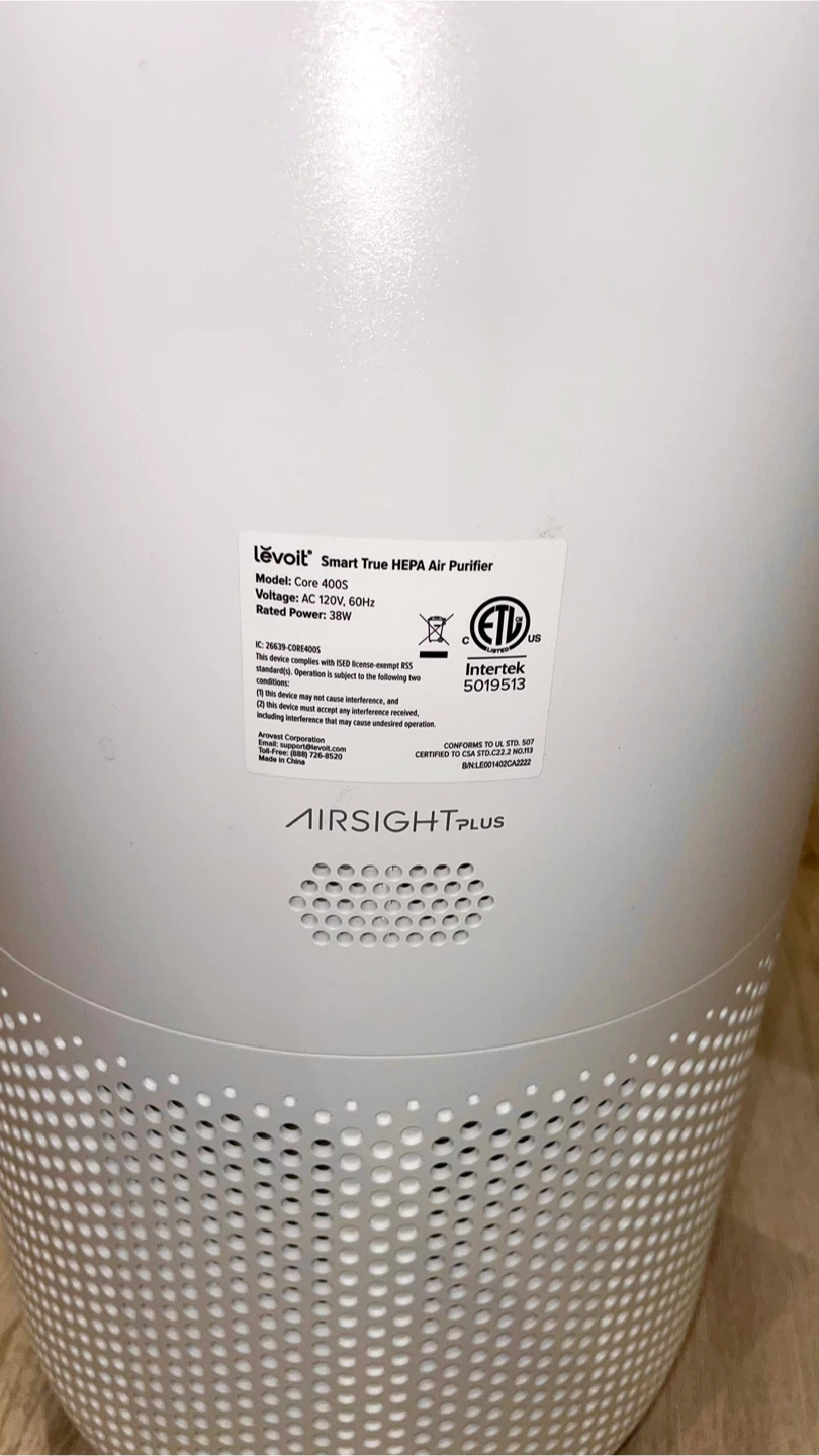Levoit Smart True HEPA Air Purifier Core 400S - photo 2