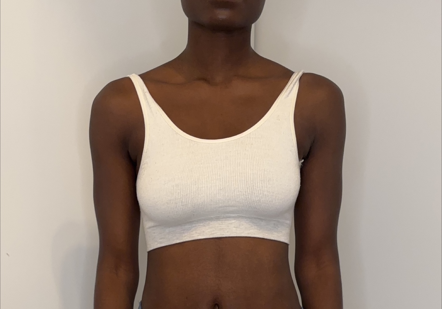 Seamless Ribbed Bralette Crop Tank Top Loungewear Yoga Athletic