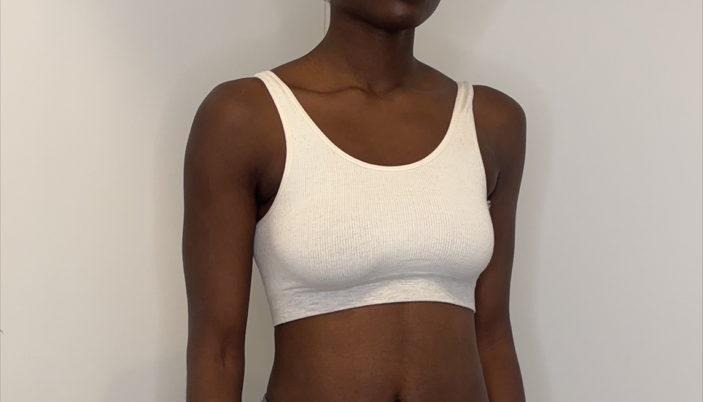 Seamless Ribbed Bralette Crop Tank Top Loungewear Yoga Athletic - photo 2