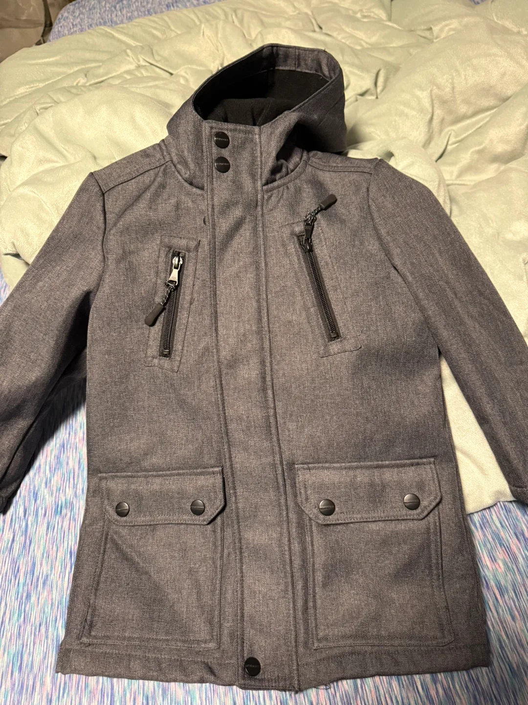 Urban Republic Gray Hooded Jacket Size 4t
