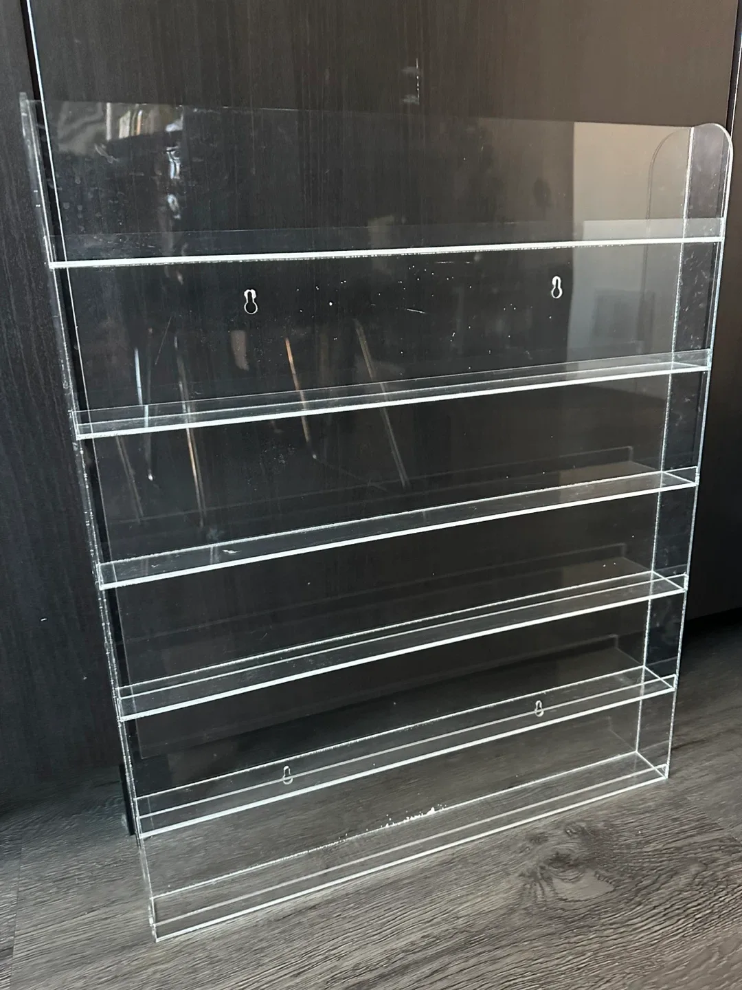 Acrylic Wall Mount Nail Polish Display Rack