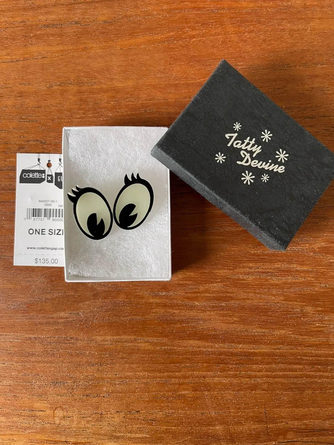 Tatty Devine x Colette Eye Earrings - New in Box!