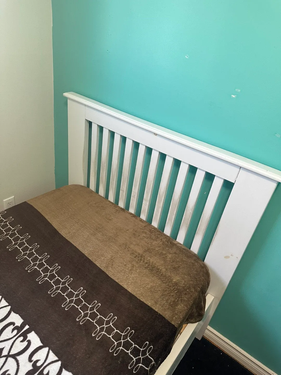 White Single Bed Frame image indicator(2)