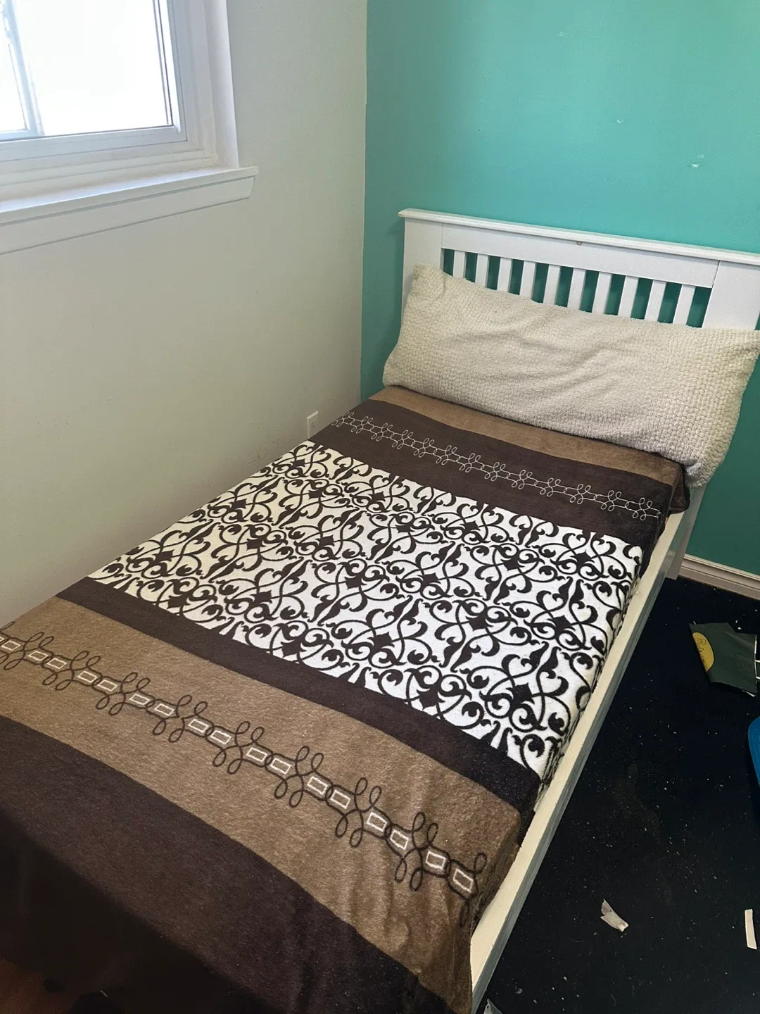 White Single Bed Frame