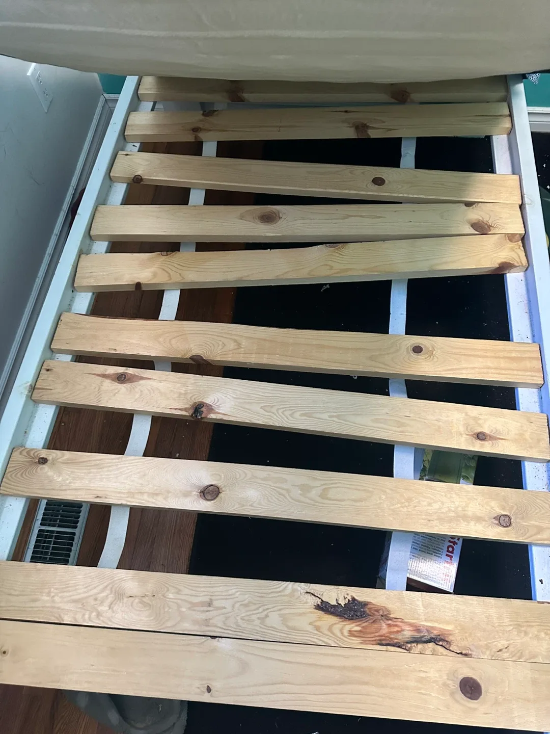 White Single Bed Frame image indicator(3)