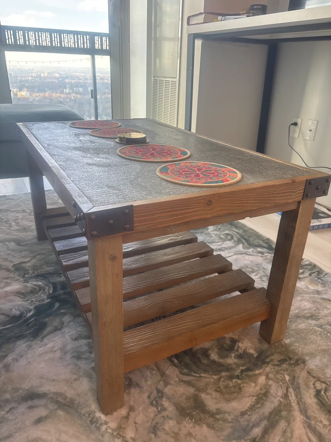 Rustic Wood Coffee Table