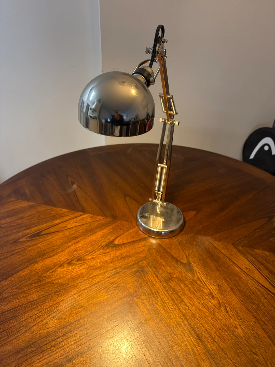 Adjustable Desk Lamp - Chrome Finish