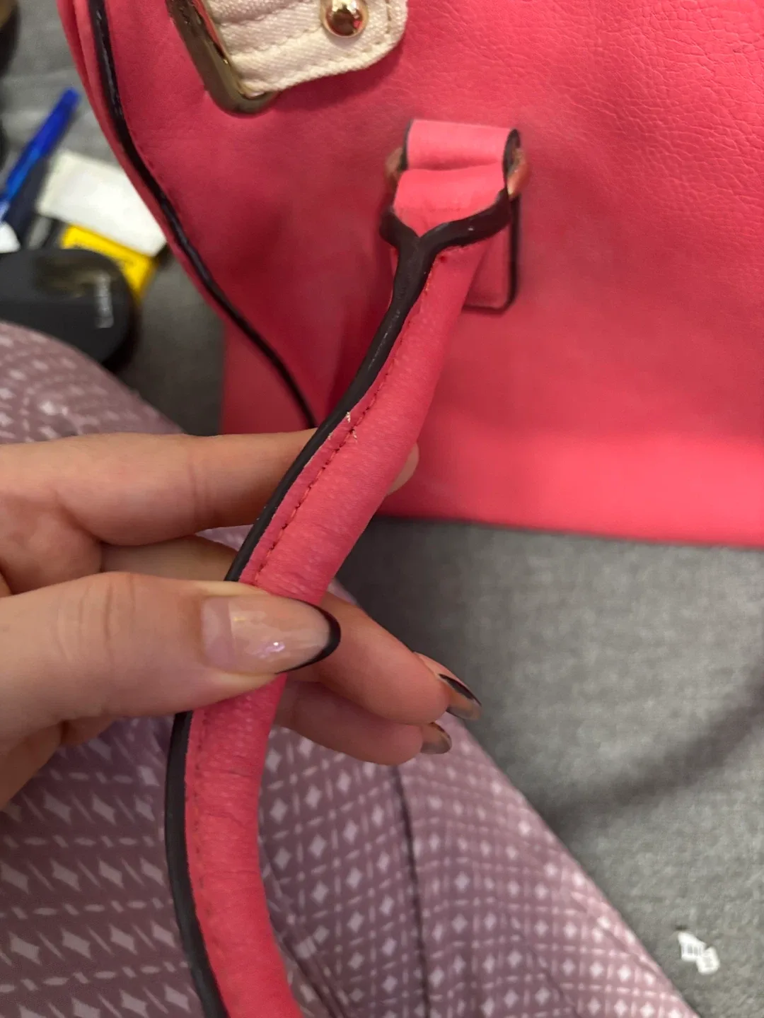 Charming Charlie Coral Handbag image indicator(6)