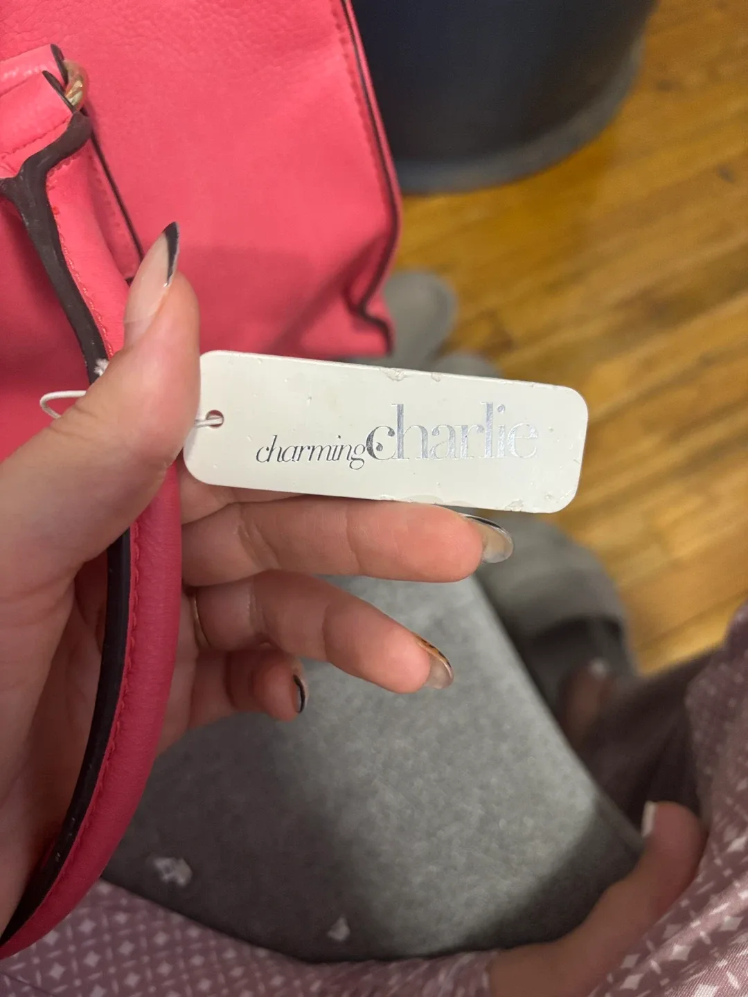 Charming Charlie Coral Handbag image indicator(5)