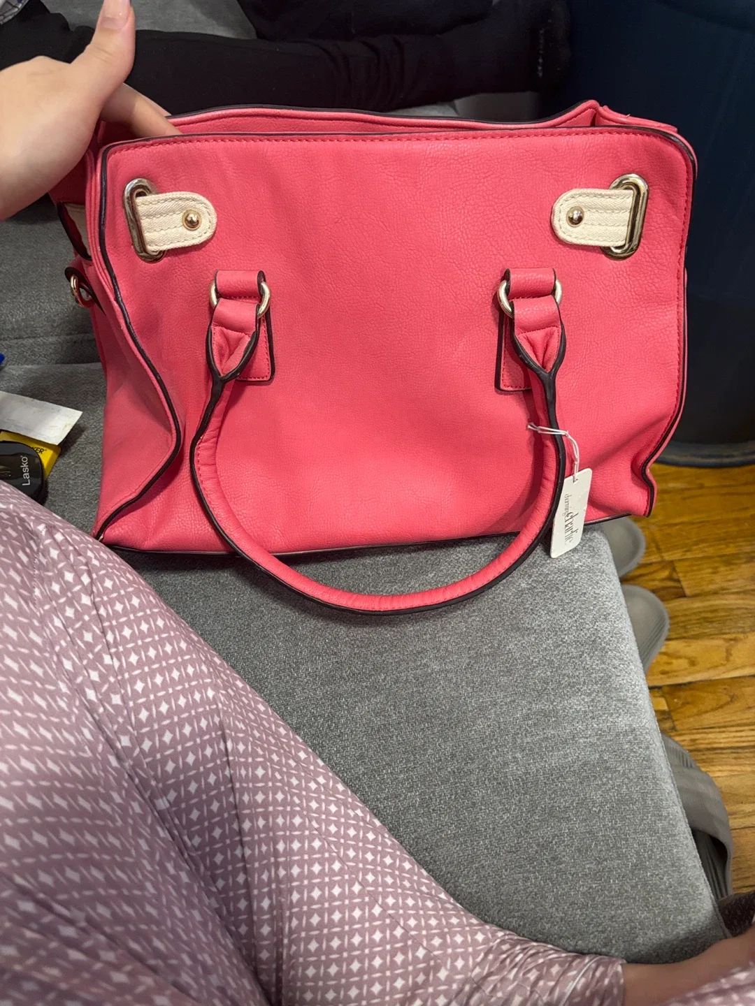 Charming Charlie Coral Handbag image indicator(4)