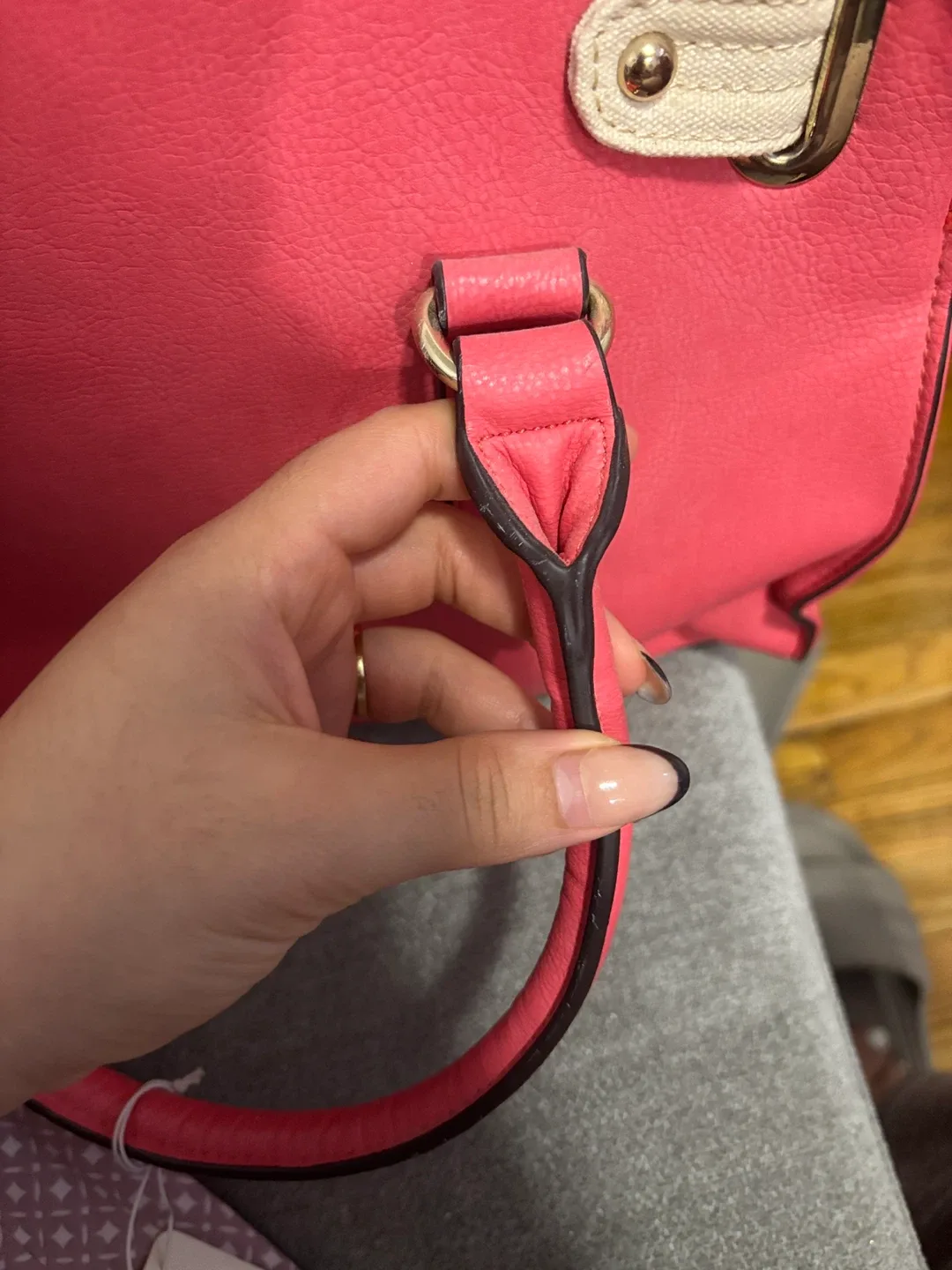 Charming Charlie Coral Handbag image indicator(7)