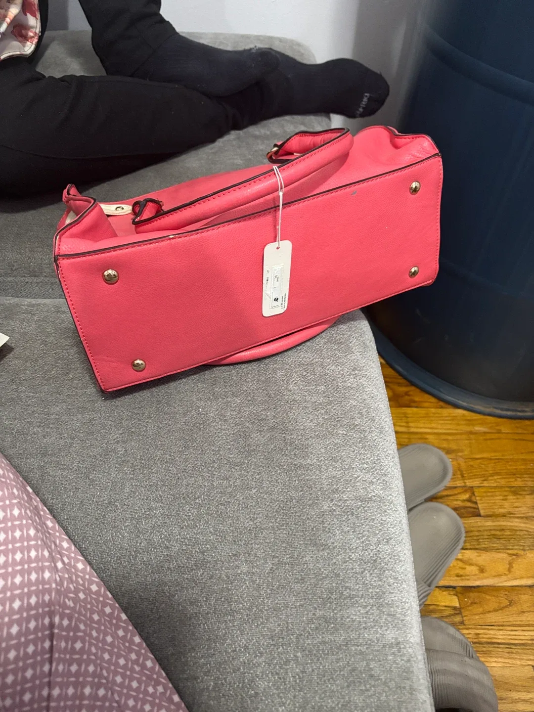Charming Charlie Coral Handbag image indicator(9)