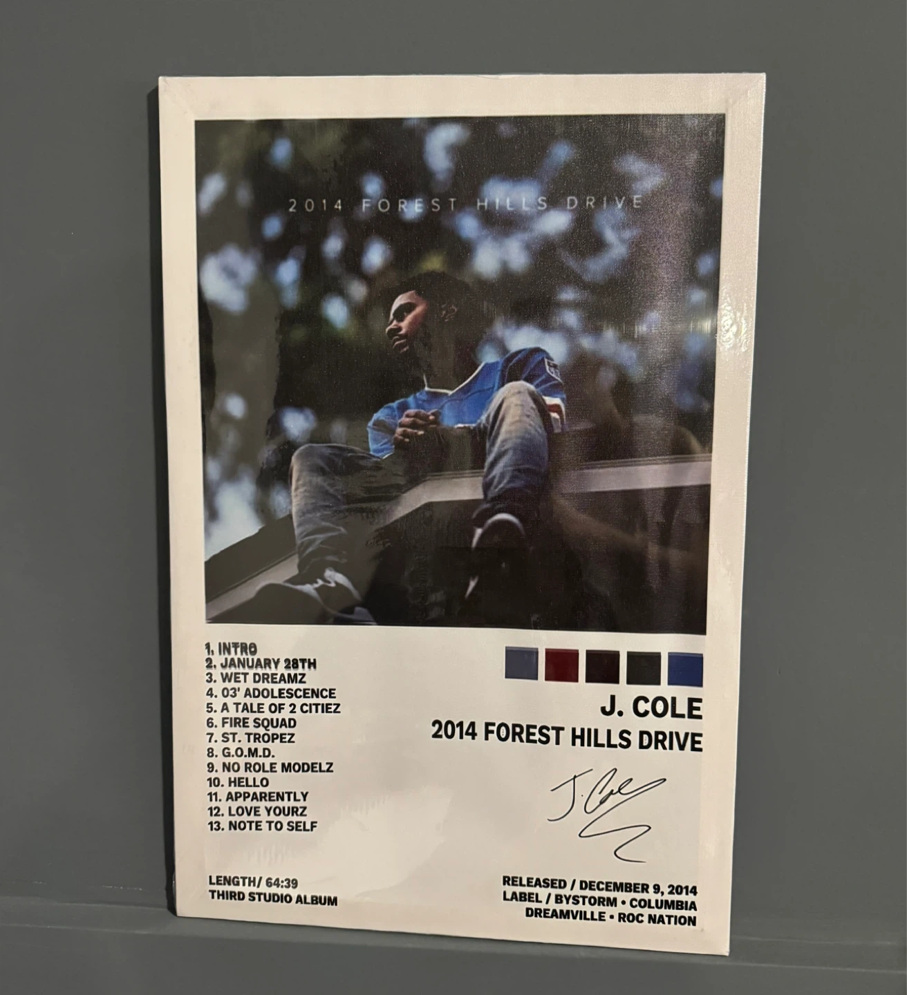J. Cole - 2014 Forest Hills Drive Poster 24"x16"