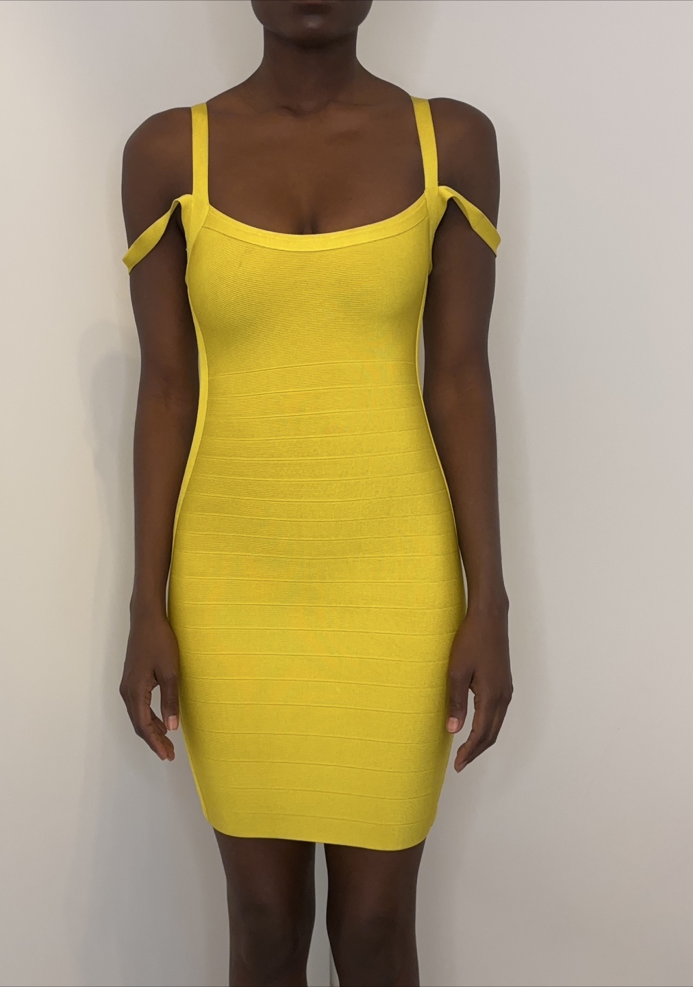 MARCIANO Guess Bandage Dress Off Shoulder Mini Club Party - photo 2