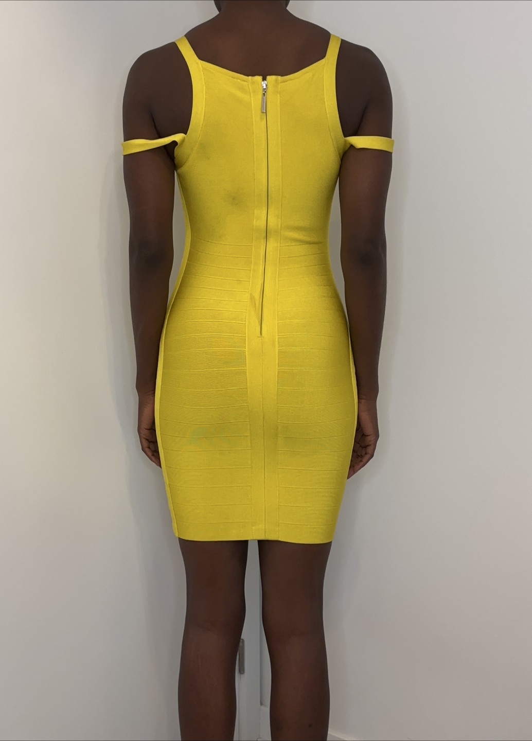 MARCIANO Guess Bandage Dress Off Shoulder Mini Club Party - photo 4