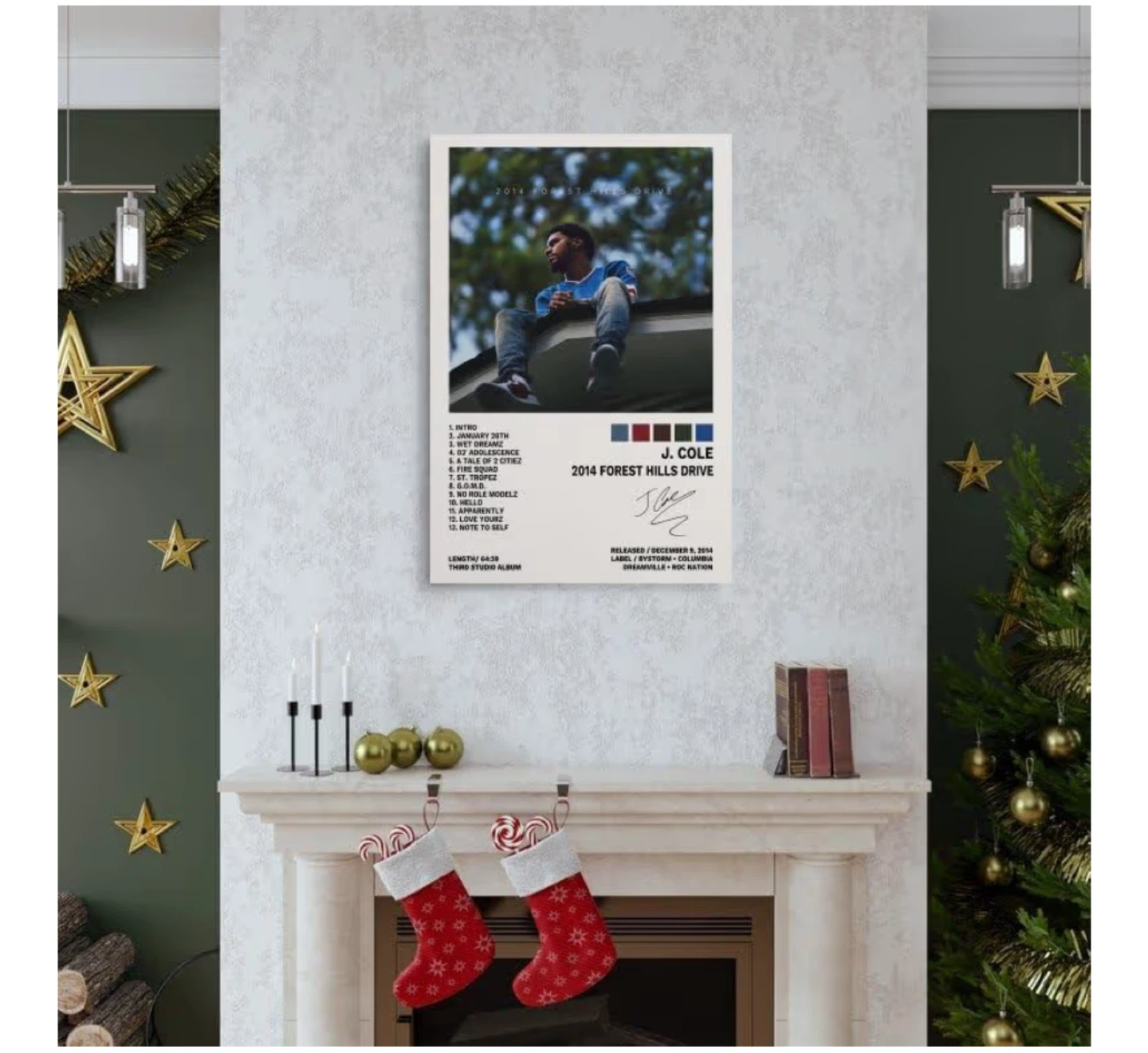 J. Cole - 2014 Forest Hills Drive Poster 24"x16" - photo 5