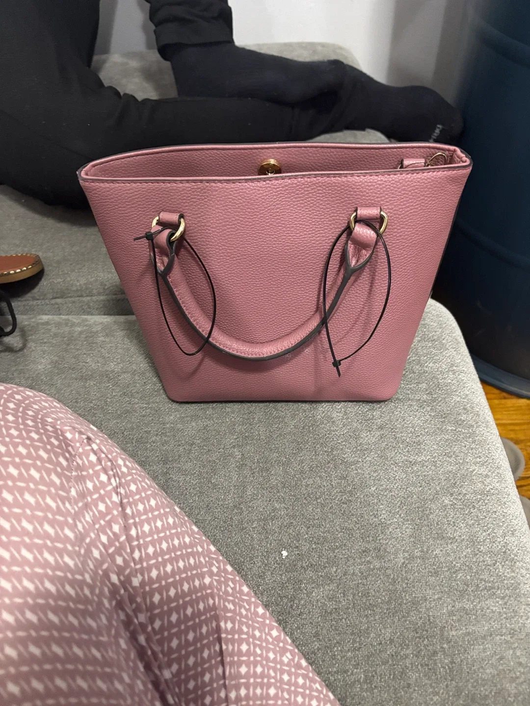 Nanette Lepore Mauve Vegan Leather Handbag image indicator(2)