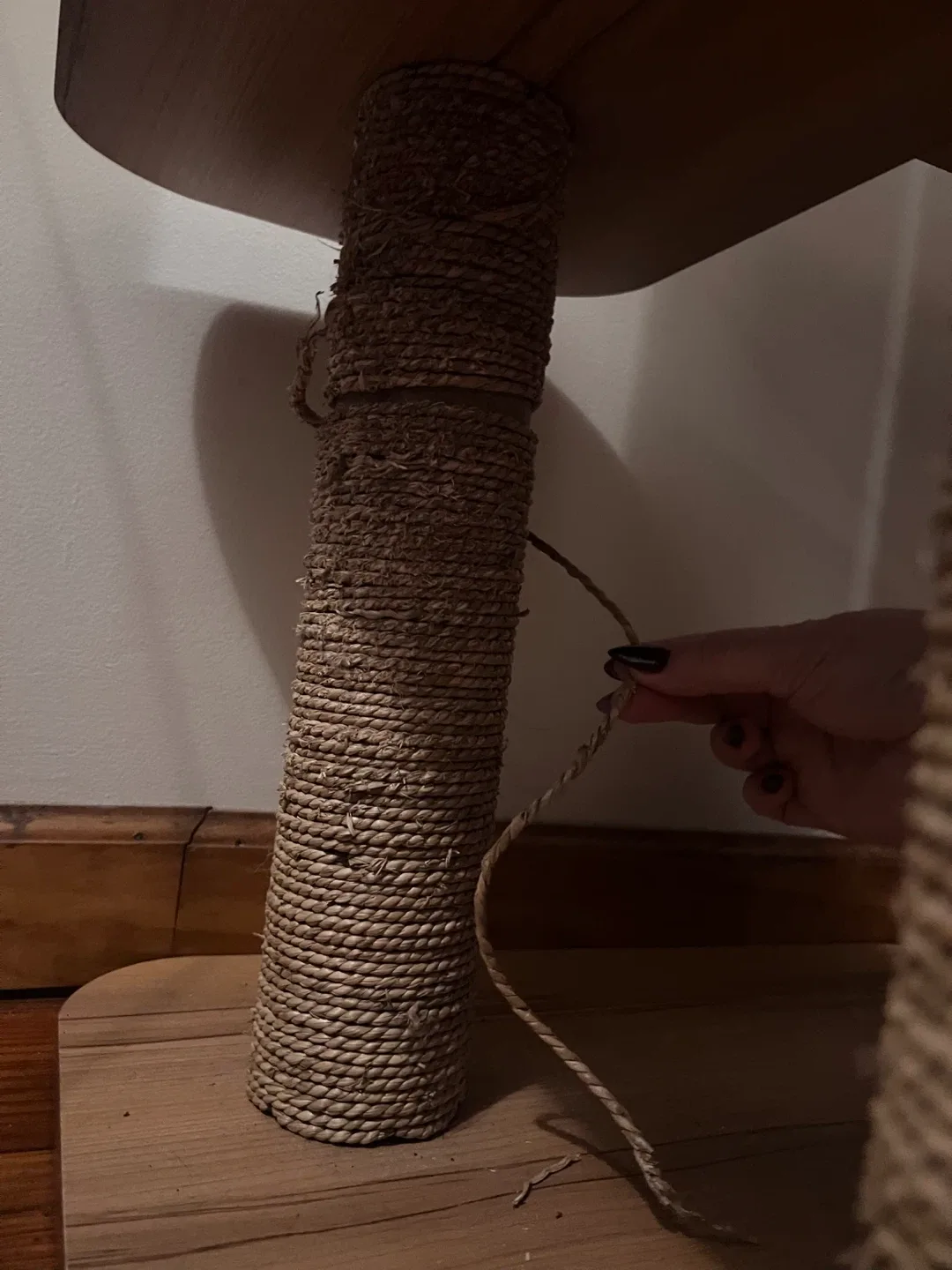 Large White / Oak Wooden Cat Tree image indicator(6)