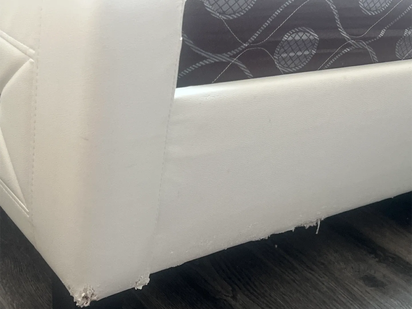 Bamboo Mattress & White Bed Frame (Double) image indicator(4)