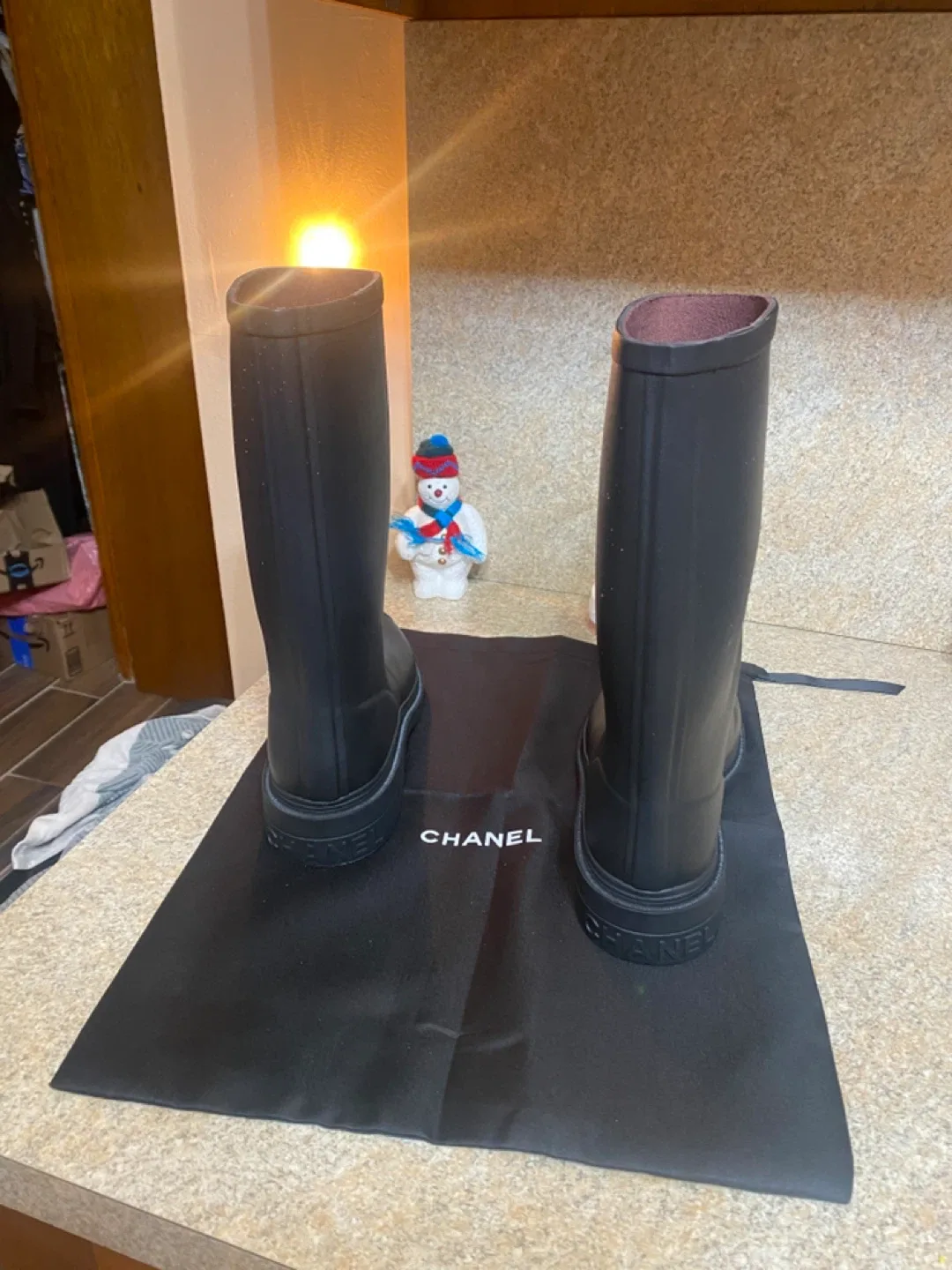 Chanel rain boots size size 41 image indicator(8)