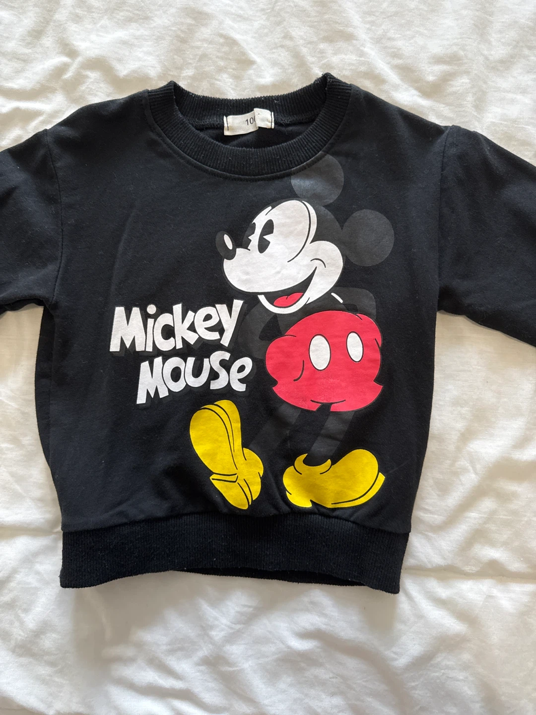 Mickey Mouse Black Sweatshirt Size 100 - photo 2