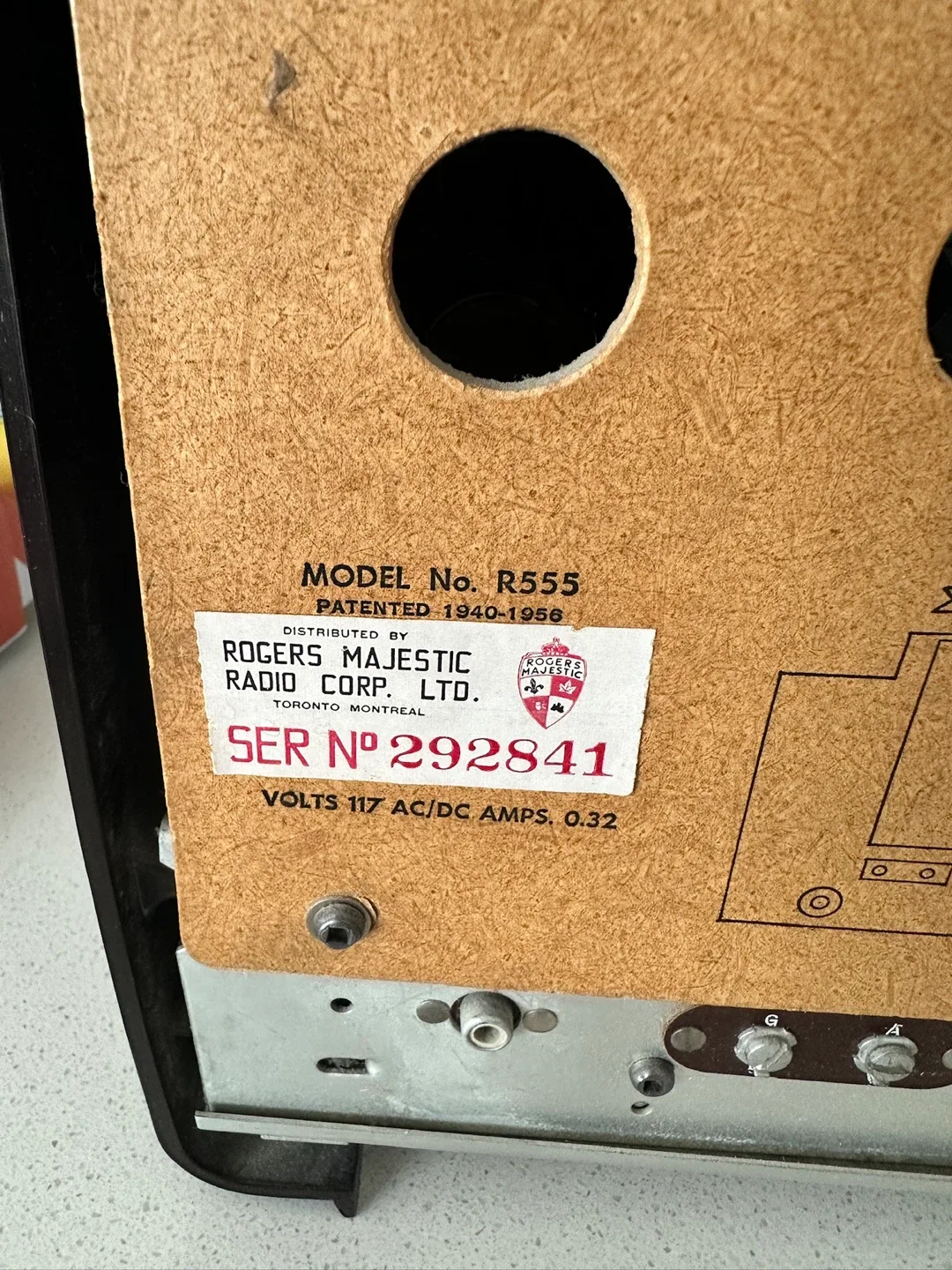 Vintage Rogers Majestic Radio Model R555 image indicator(4)