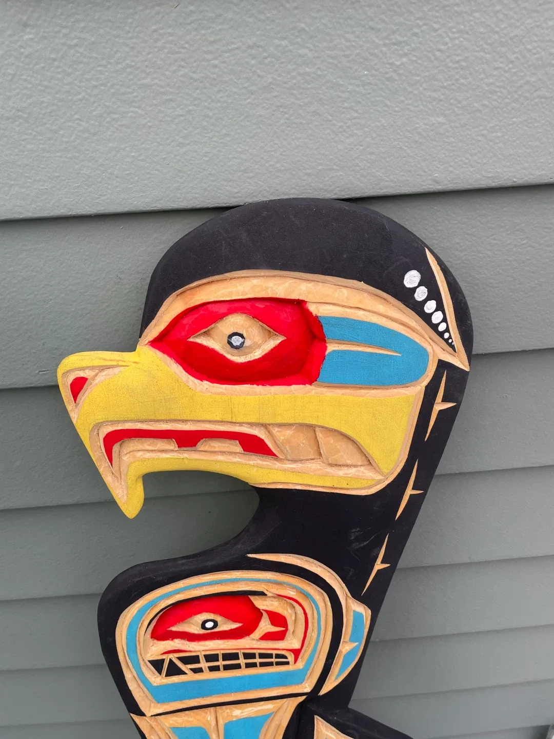 Thunder Bird Orca Christian Turo Wood Carving image indicator(4)