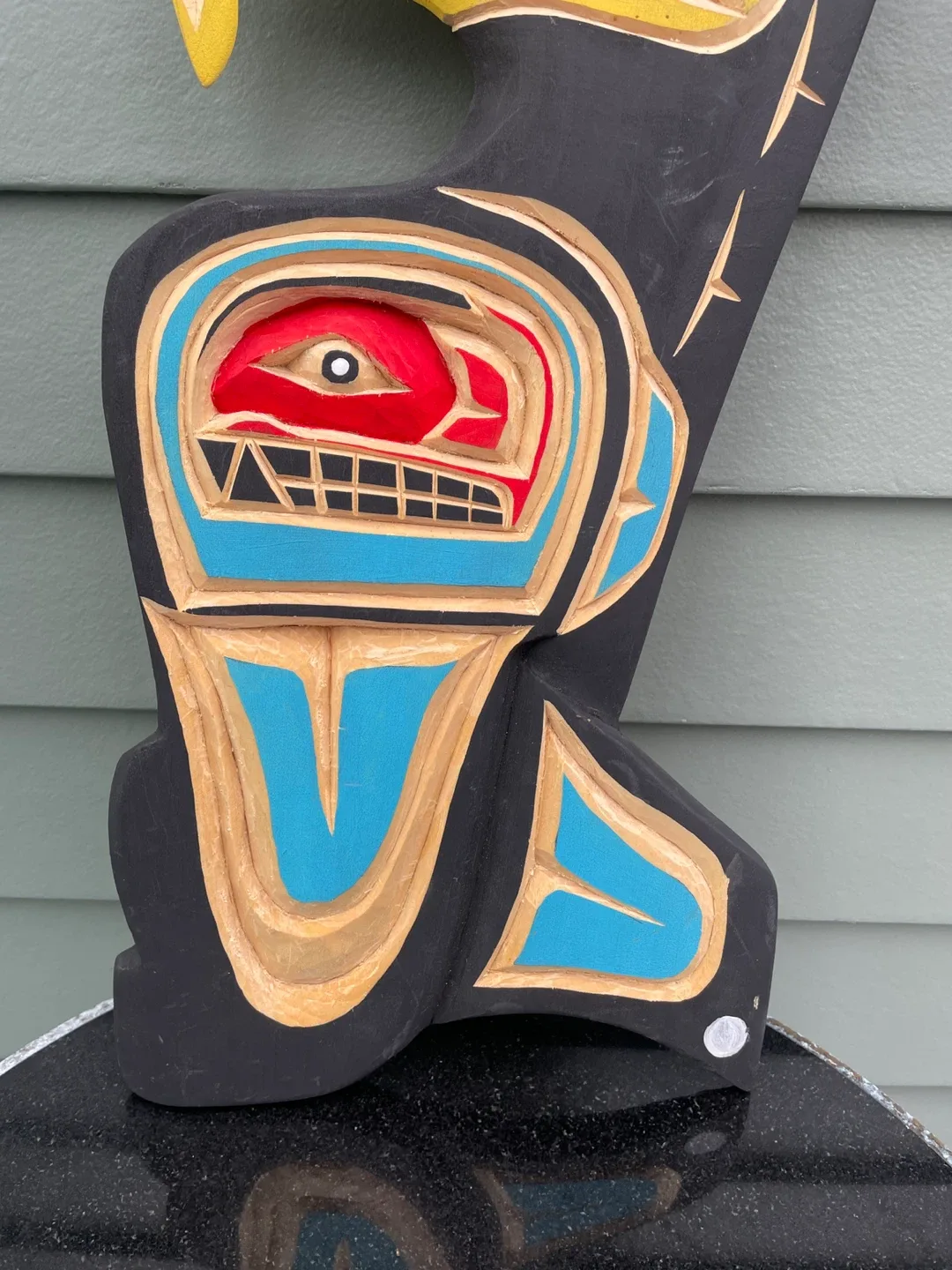 Thunder Bird Orca Christian Turo Wood Carving image indicator(2)