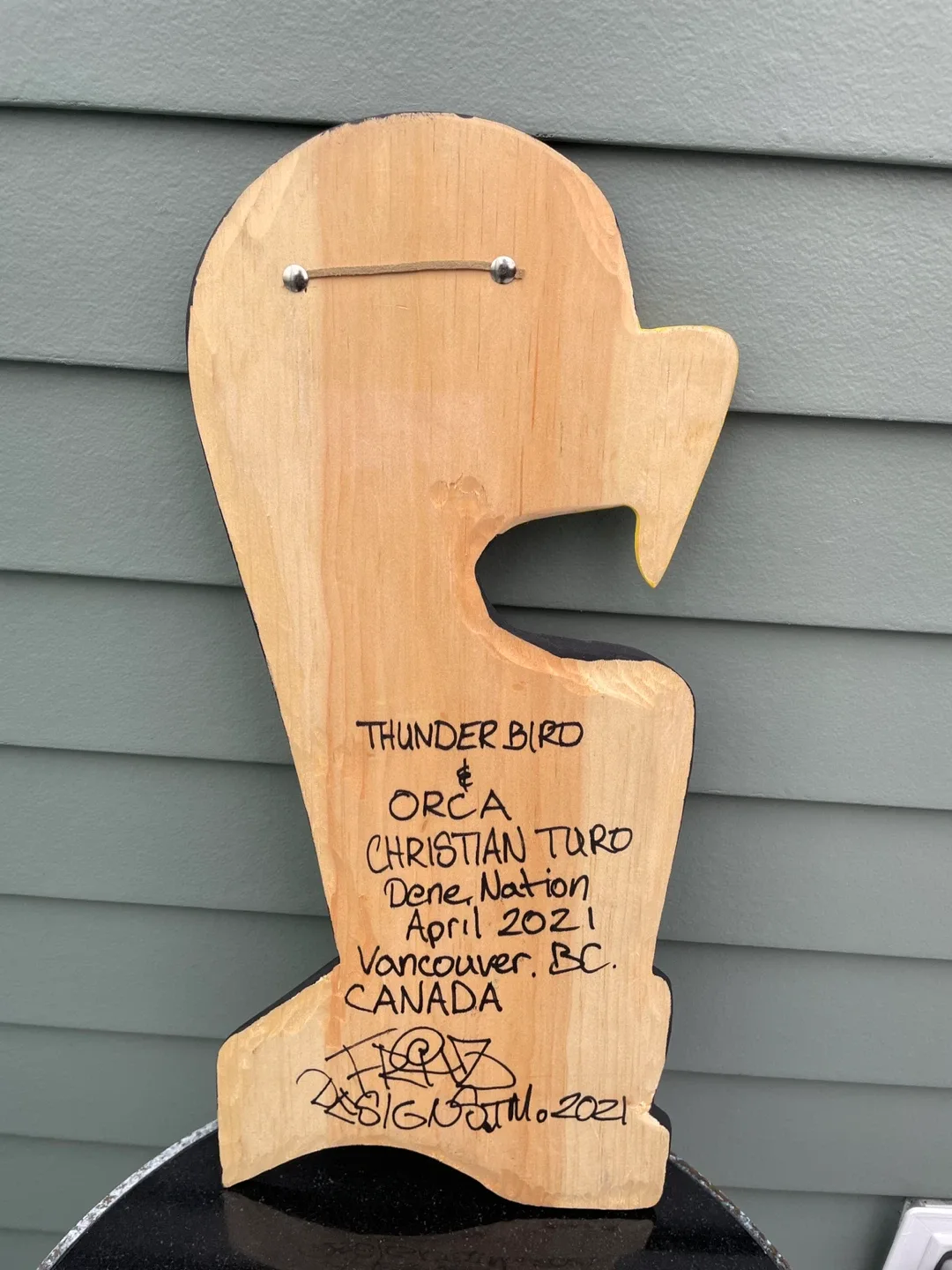 Thunder Bird Orca Christian Turo Wood Carving image indicator(3)