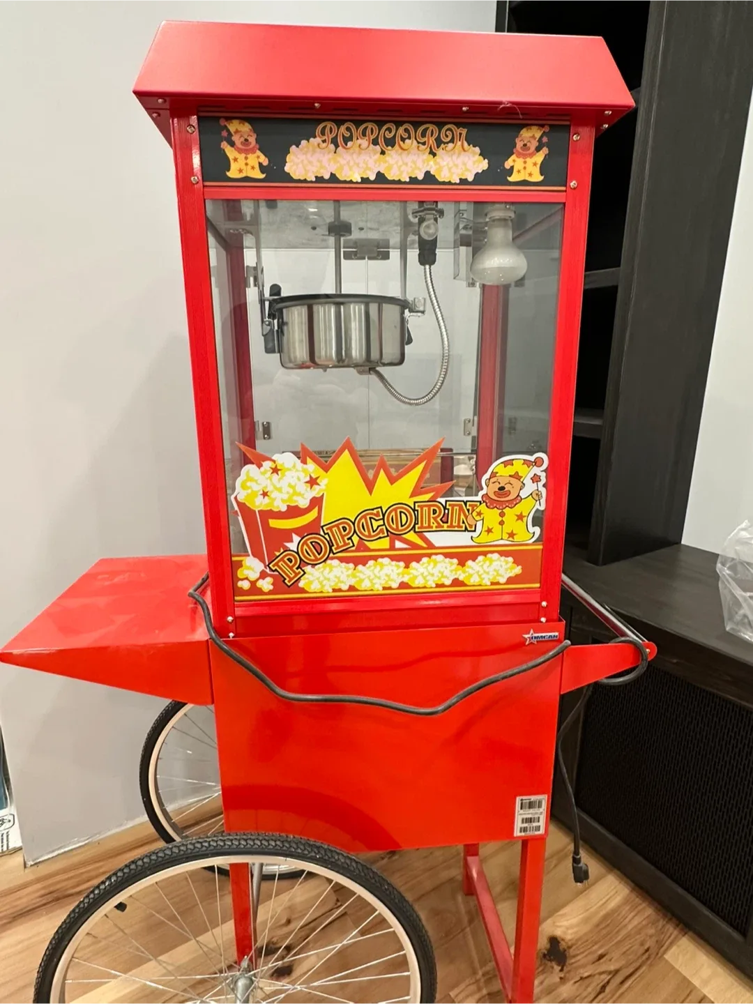 Popcorn Machine - with Trolley
