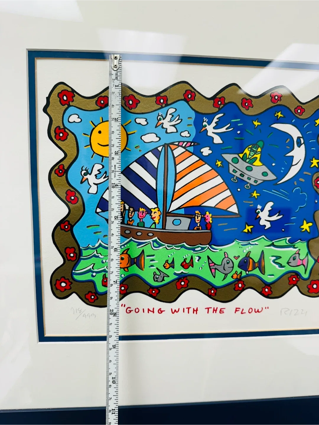 James Rizzi "Going With The Flow" Framed Art Print image indicator(6)