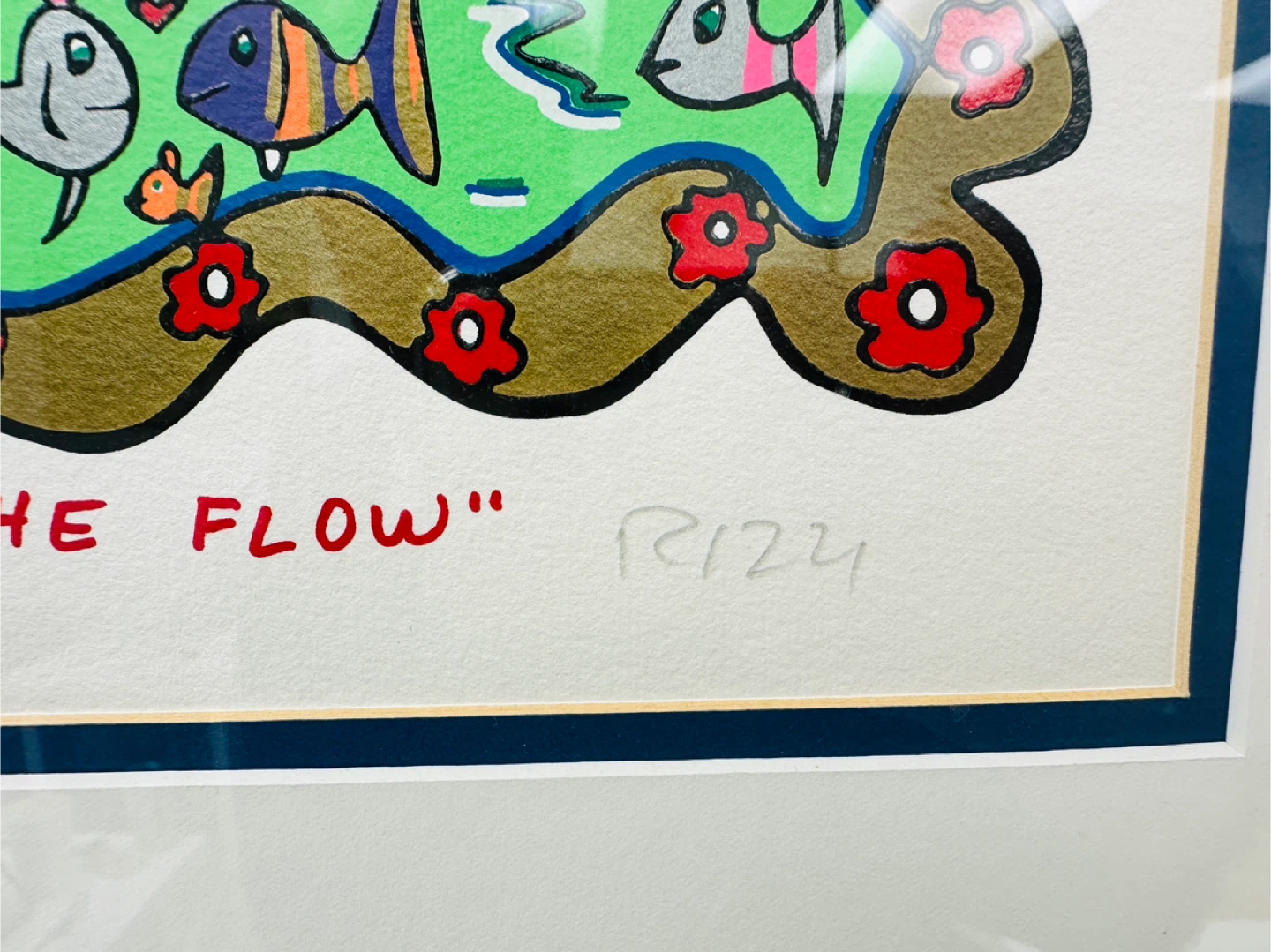 James Rizzi "Going With The Flow" Framed Art Print - photo 4