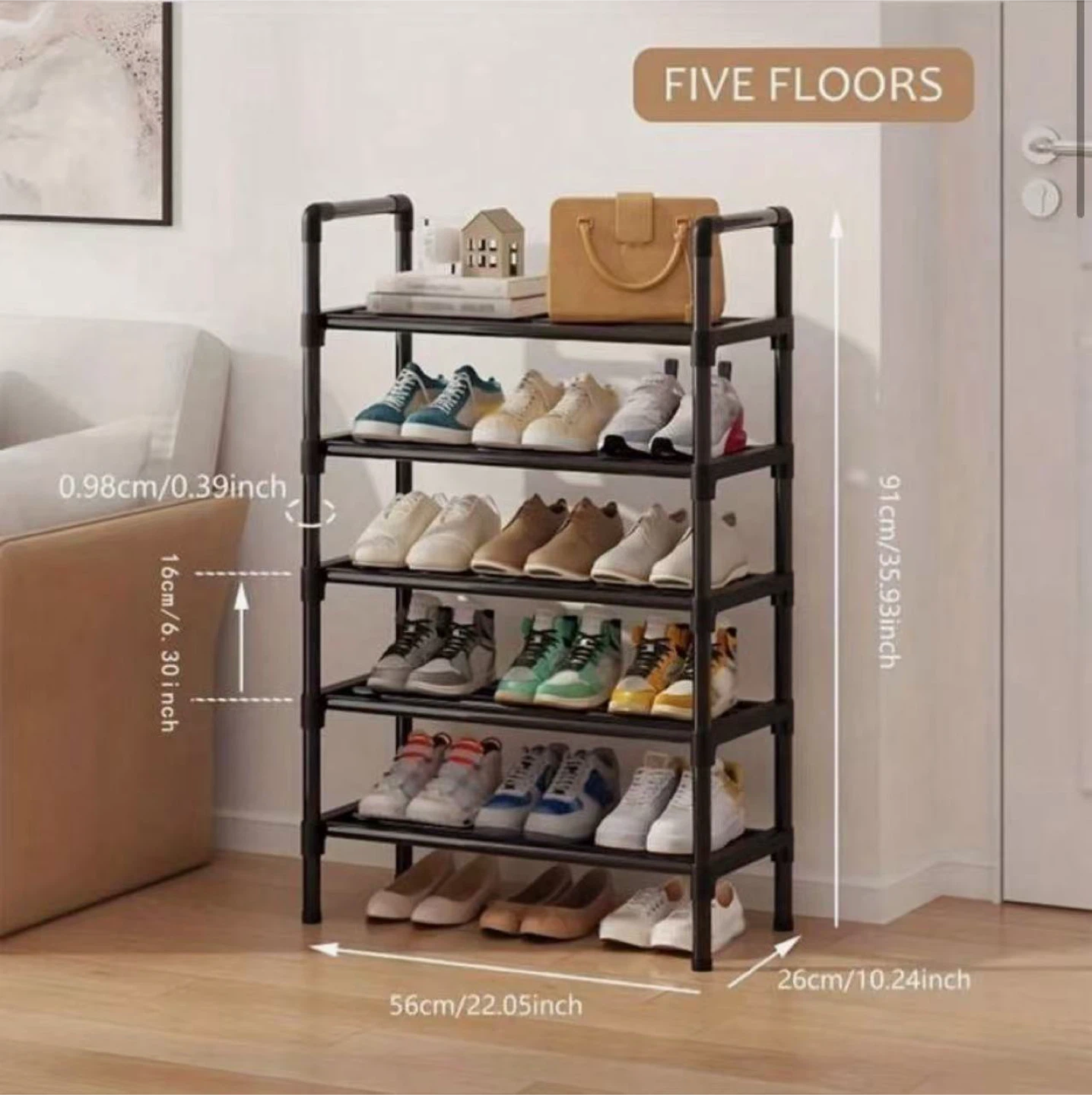 5 layers Simple Shoe Rack - photo 4