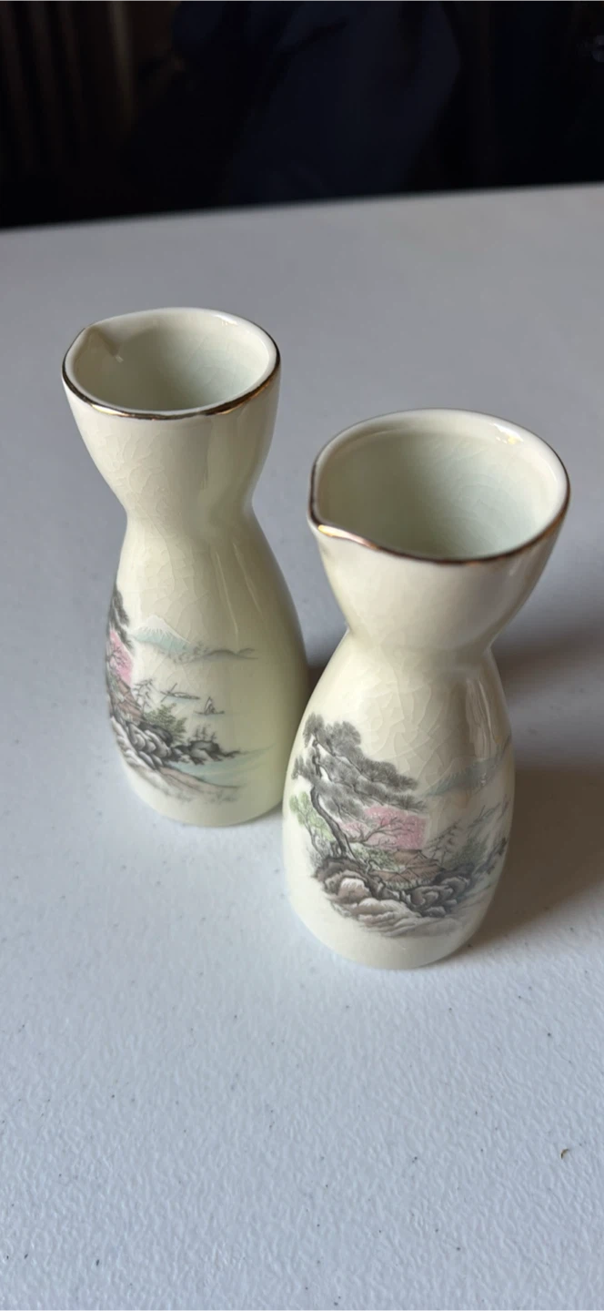 Vintage Japan Sake Set